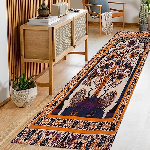 

Tree of Life Floor Mat Boho Non-Slip Oil Proof Rug Indoor Outdoor Mat Bedroom Decor Bathroom Mat Entrance Rug Door Mat