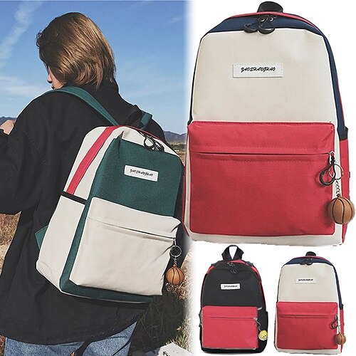 

Getäfelter Schulrucksack, wasserdichter Herrenrucksack, modischer, lässiger Labtop-Rucksack, laufender Junge, Mädchen, Sport, aktive männliche Tasche