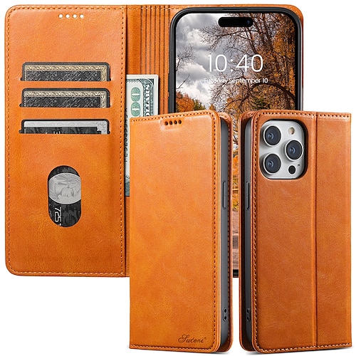leather wallet card slot case For iPhone 11 12 13 14 15 Pro Max XR