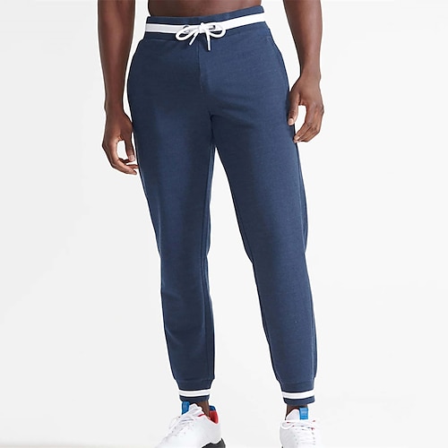 

Homme Joggings Pantalon Jogging Pantalon Poche Plein Confort Respirable Extérieur du quotidien Sortie Mélange de Coton Mode Décontractées Bleu