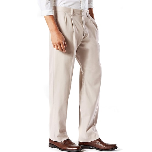 

Homme pantalon de costume Pantalon Pantalon de costume Poche Plein Confort Respirable Extérieur du quotidien Sortie Mode Décontractées Gris Claire Gris foncé