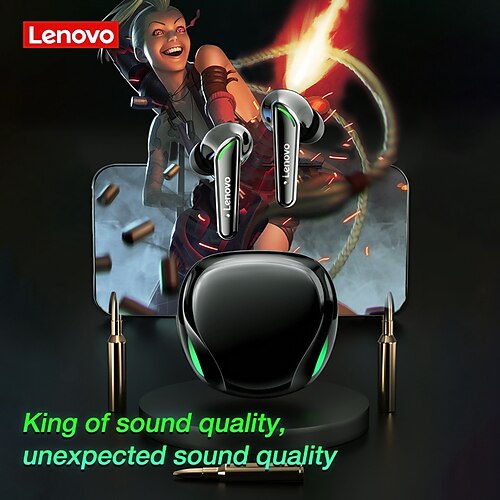 

lenovo thinkplus real wireless bluetooth headset xt92 reducción de ruido movimiento larga resistencia larga espera