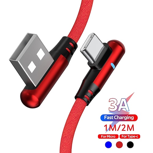 

3a cabo usb tipo c fio para samsung s10 s20 xiaomi mi 11 carregamento rápido cabo usb c carregador tipo c cabos micro usb