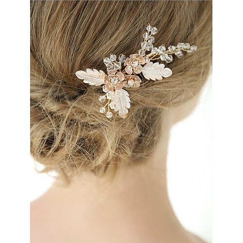 

Femme Elégant Mariage Floral Coiffure