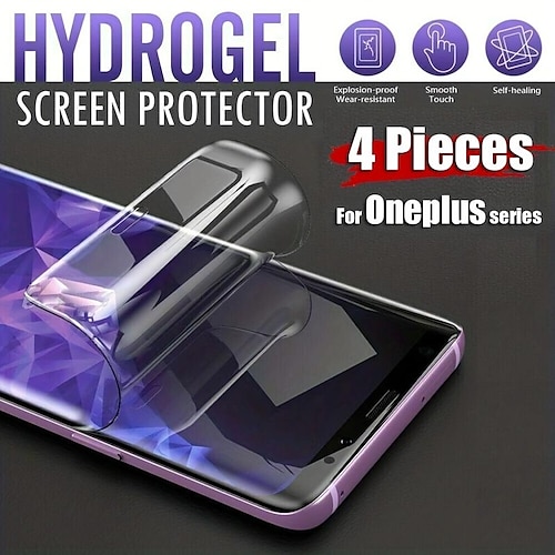 

4 piezas Protector de Pantalla Para Samsung galaxia S23 S22 S21 S20 Ultra Plus FE S10 Note 20 Ultra Note 20 Hidrogel de TPU Anti Burbujas Anti-Huellas Ultradelgado Compatible con 3D Touch