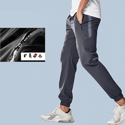Custom Men's Breathable Nylon and Spandex Elastic Pants Workout Quick Dry  Sportswear Gym Fitness Joggers Exercise Wear Pants - China Pants and  Sweatpants price