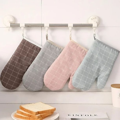 

Guante para horno y soporte para ollas resistente al calor, guantes protectores para horno, artículos para utensilios de cocina, fiesta, regalo de Año Nuevo