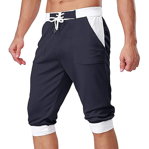 

Herren Jogginghose Trainingshose Hose Hosen Caprihose Tasche Kordelzug Glatt Komfort Atmungsaktiv Outdoor Täglich Ausgehen Modisch Brautkleider schlicht Weiß Rote Mikro-elastisch