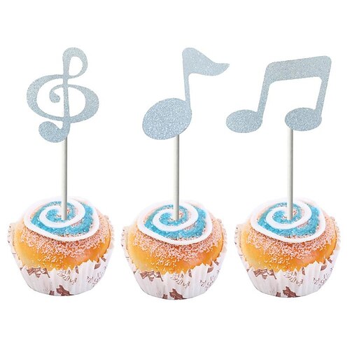 Halloween Edible Cupcake Topper Decorations, Set of 6