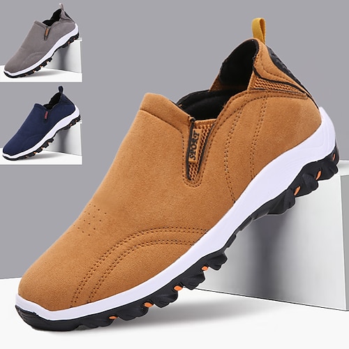 

Homme Basket Mocassins et Slip On Rétro Décontractées du quotidien Randonnée Marche Cuir Confortable Antidérapantes Bottine / Demi Botte Noir Jaune Bleu Printemps Automne