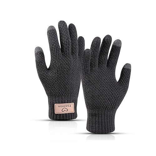 

Femme Gants du quotidien Extérieur Couleur monochrome Gants