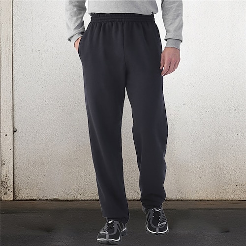 

Herren Jogginghose Trainingshose Jogginghose Jogger Hose Hosen Jogginghose mit geradem Bein Kordelzug Elastische Taille Elastischer Ärmelbund Glatt Komfort Atmungsaktiv Casual Täglich Festtage Sport