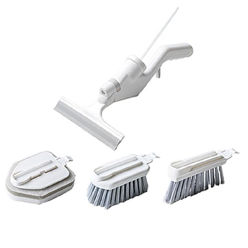 Multifunctional Cleaning Brush 5-piece Set with Water Spray