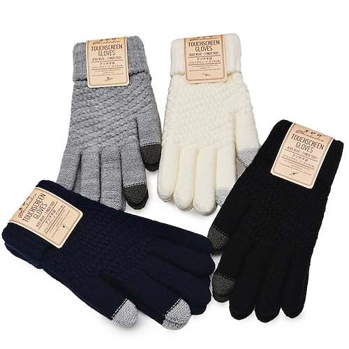 

Women's Gloves Cute Weekend Pure Color Gloves