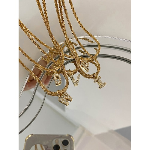 

Women's necklace Fashion Outdoor Letter Necklaces