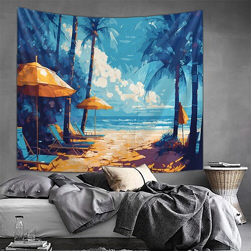 

Pintura paisaje tapiz colgante pared arte gran tapiz mural decoración fotografía telón de fondo manta cortina hogar dormitorio sala de estar decoración