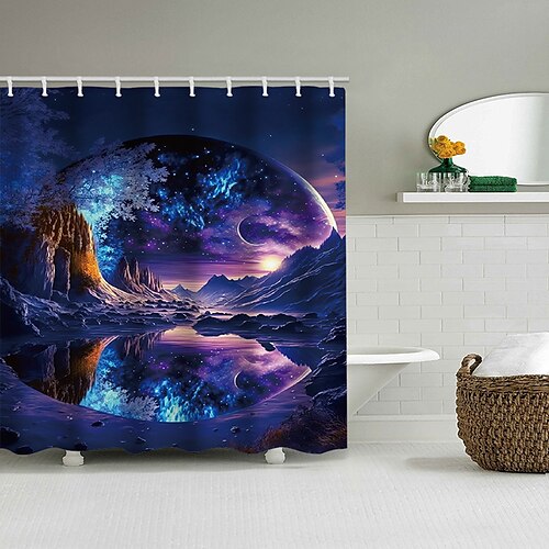 

Salle de Bain Rideaux de douche et anneaux Néoclassique Polyester Créatif