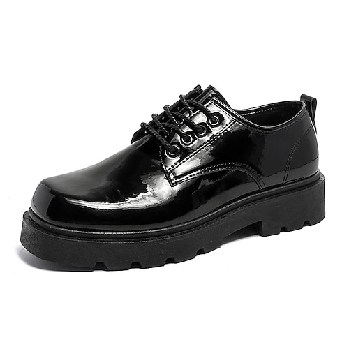 

Hombre Oxfords Negocios Clásico Casual Diario PU Transpirable Cómodo Negro Otoño Invierno