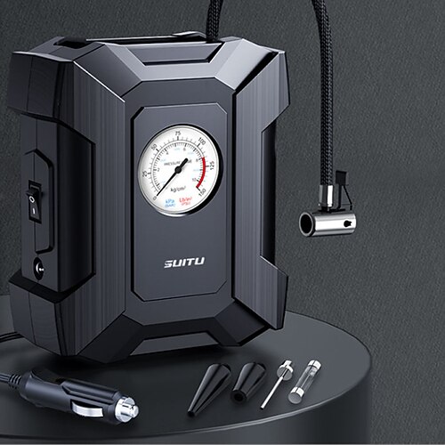 Portable 12V Digital Tire Inflator - 150PSI Car Air Compressor With LED Light