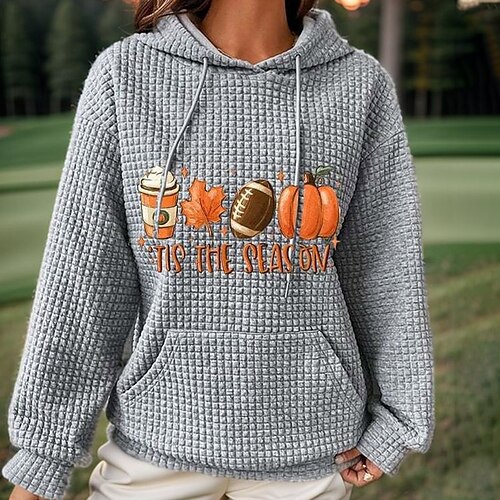 

Women's Golf Hoodie Thermal Warm Breathable Quick Dry Long Sleeve Golf Apparel Golf Clothes Hooded Printed Spring Autumn / Fall Tennis Golf Pickleball