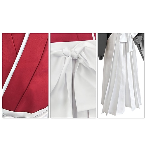  Himura Kenshin Anime Kostium Cosplay Garnitury cosplay Karnawał Bal maskowy Kostium Na Męskie Dla dorosłych