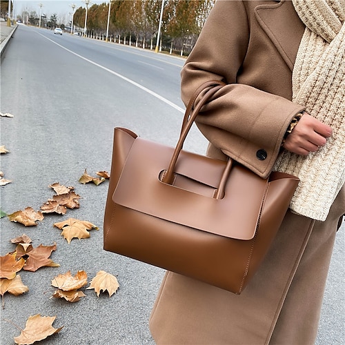

Bolsos de mano de gran capacidad para mujer, bolsos hobo retro café marrón, almacenamiento de viaje, bolso grande portátil, bandolera de hombro para mujer