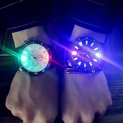 

Mujer Hombre niños Relojes de cuarzo Deportes Moda Reloj Casual Reloj de Muñeca Luminoso IMPERMEABLE Silicona Reloj