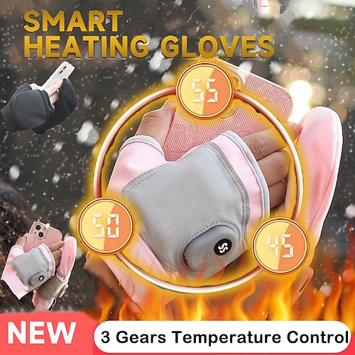 

gants chauffants intelligents avec affichage numérique intelligent - gardez vos mains au chaud et confortables tout au long de l'hiver