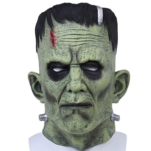 

frankenstein Zombi Científico Máscara Accesorios de Halloween Adulto Hombre Mujer Horror Gracioso Disfraz de miedo Víspera de Todos los Santos Víspera de Todos los Santos Carnaval Disfraces fáciles