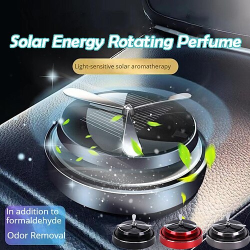 

assento de perfume rotativo de energia solar decoração de carro, luz pode conduzir o carro incenso pêndulo perfume de carro fragrância