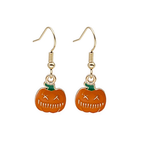 

1 Paar Ohrring For Damen Halloween Strasse Geschenk Aleación Schick Mode