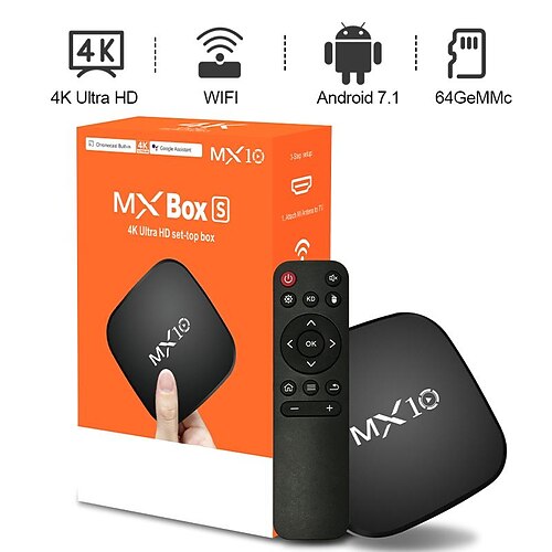 

caixa de tv transspeed android 7.1 2.4g wi-fi allwinner rk3228 8gb rom youtube media player mxq pro 4k set top smart tv box plugue da ue