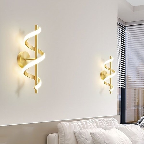 

Applique murale moderne luminaire en aluminium salon chambre décoration de la maison acrylique chevet applique murale luminaire led éclairage 110-240v