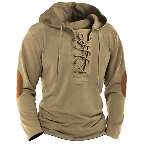 

Herren Hoodie Sweatshirt Kapuze Blau Braun Grün Grau Mit Kapuze Glatt Sport Natur Täglich Festtage Strassenmode Cool Brautkleider schlicht Frühling Herbst Bekleidung Kapuzenpullover Sweatshirts