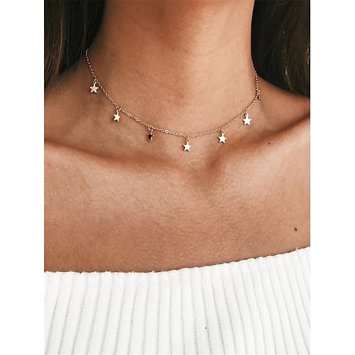 

Femme Colliers Mode Extérieur Etoile Collier