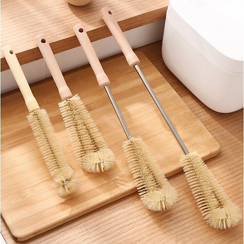 

1 pc tasse brosse nettoyage long manche petite brosse mur briser machine spécial tasse nettoyage artefact tasse brosse bouteille rinçage