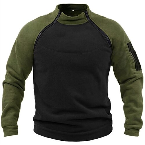 

Homme Sweat zippé Bleu Roi Vert Kaki Gris foncé Col Mao Bloc de couleur Sport Loisir du quotidien Vacances Vêtement de rue basique Décontractées Printemps Automne Vêtement Tenue Pulls Capuche