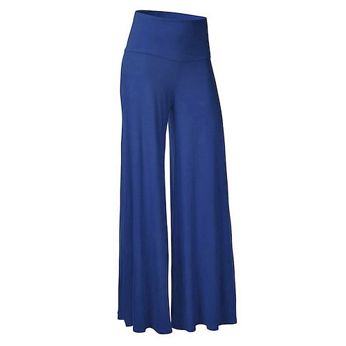 Calça Yoga Promover Bootcut - Cintura Alta, Flare, Roxo Escuro, Tamanho M