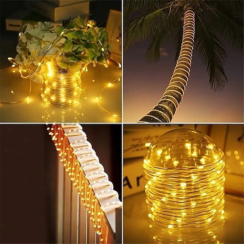2/1PCS striscia luminosa a corda luci solari LED tubo impermeabile luci fatate all'aperto decorazione da giardino prato albero cortile recinzione sentiero del 2026 a €11.99 2/1PCS striscia luminosa a corda luci solari LED tubo impermeabile luci fatate all'aperto decorazione da giardino prato albero cortile recinzione sentiero del 2026 a €11.99