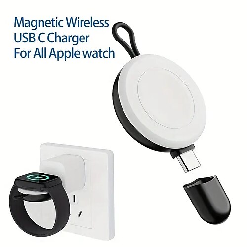 

carregador portátil para apple watch - carregamento magnético sem fio pequeno e leve para série ultra 8/7/6/5/4/3/2/1