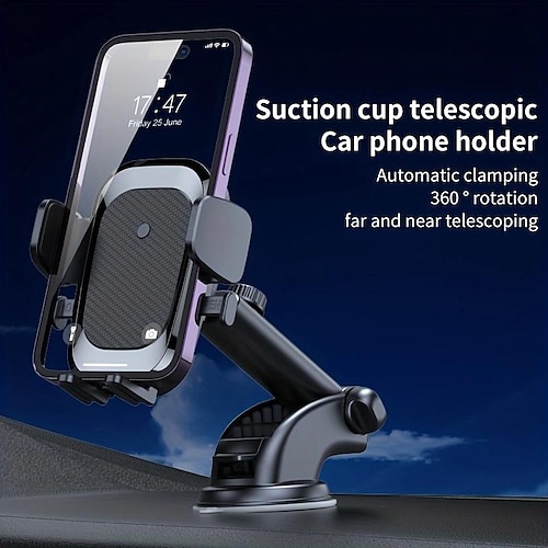 

support de téléphone de voiture support de téléphone portable supports pour tableau de bord pare-brise évent mains libres automobile compatible avec tous les smartphones