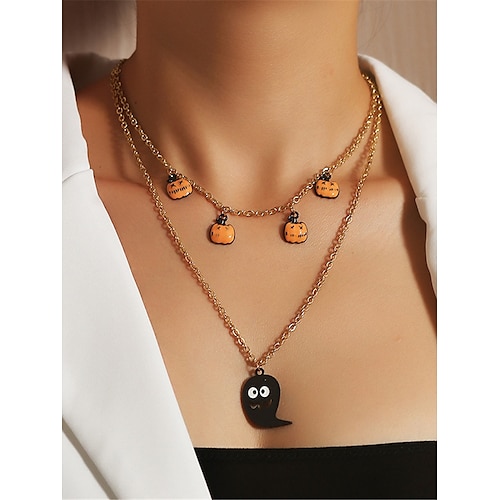 

Mujer Collares Especial Víspera de Todos los Santos Calabaza Collares