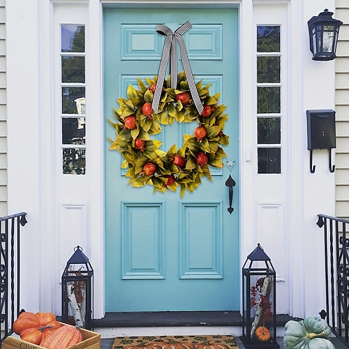 

Herbstkranz - Granatapfelkranz - Feiertagskranz - Kranz für Haustür - Mantelkranz - Weihnachtskranz