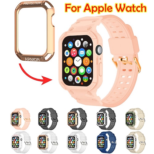 

Sport Band Compatible with Apple Watch band 40mm 41mm 44mm 45mm Multilayer Clear Two Tone TPU Strap Replacement Wristband for iwatch Series 8 7 6 5 4 SE