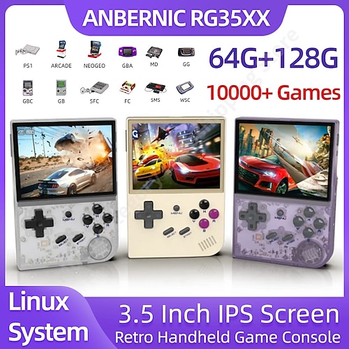 ANBERNIC RG35XX H, Horizontal - 3.5 IPS 640x480
