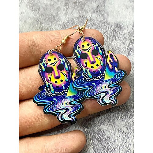 

Mulheres Brincos Especial dia das Bruxas Fantasma Brinco