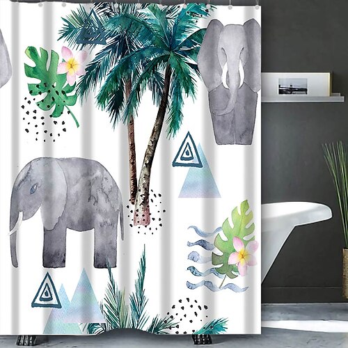 

Baño Cortinas de Ducha y Ganchos Clásico Poliéster Creativo