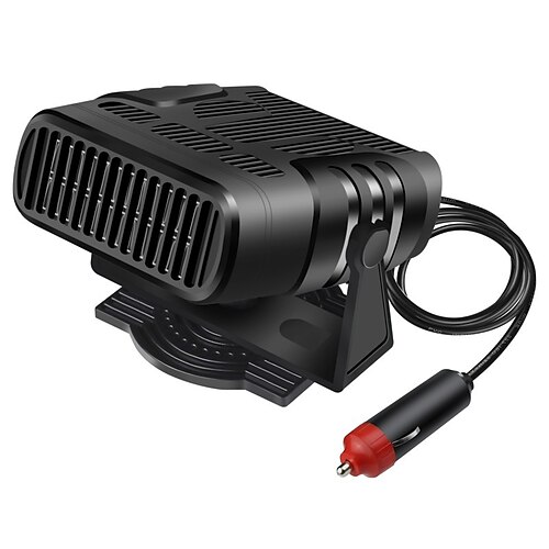 Chauffage Portable Voiture 12V 120W - Dégivreur Désembueur Avec Prise Allume-Cigare