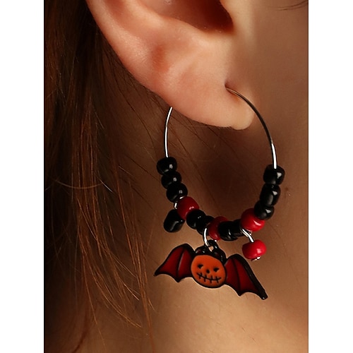 

Damen Ohrringe Cool Halloween Kürbis Ohrring