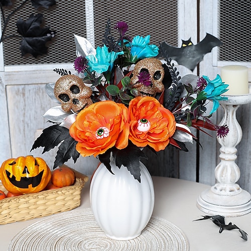 

1PC Halloween Artificial Flowers Decorations / Halloween Decorations Halloween pocket, Holiday Decorations Party Garden Wedding Decoration 3323 cm